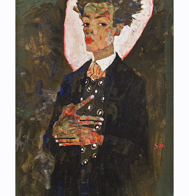 Выставка Шиле и Баския в Париже. Эгон Шилле в Fondation Louis Vuitton