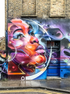 London Street art painting