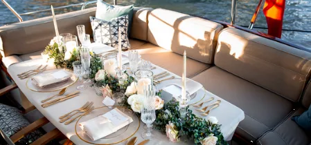 LUXURY THAMES RIVER CRUISE ON A YACHT WITH LUNCH