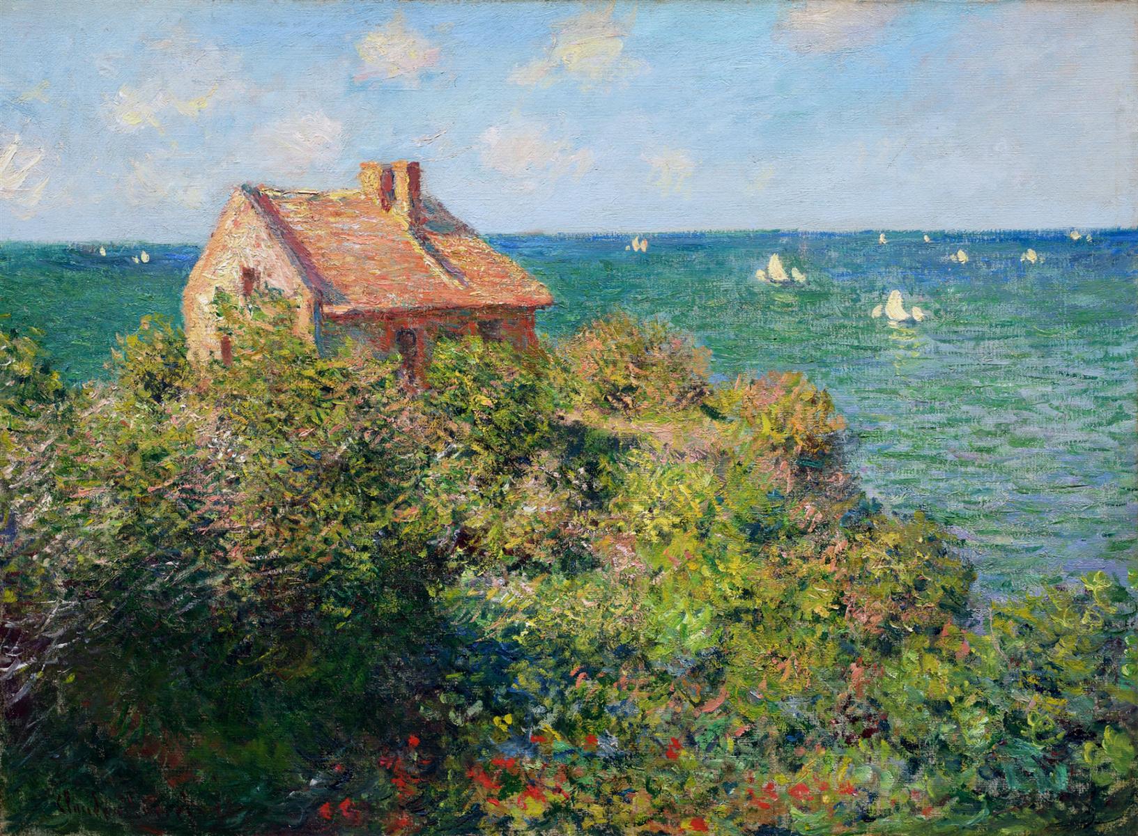 Fishermans cottage at varengeville, Monet, Normandy Impressionist Art Private Tour