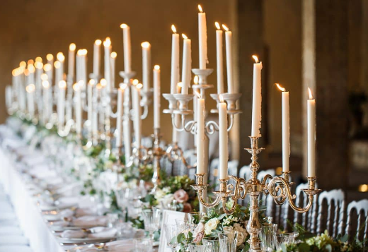 Candlelit dinner at Chenonceau Castle, French etiquette