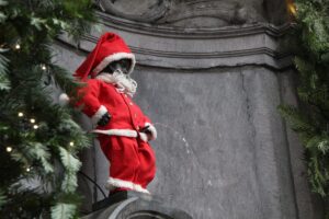 Manneken Pis, Christmas in Brusels