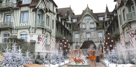 Winter in Deauville, Christmas in France, Christmas in Deauville