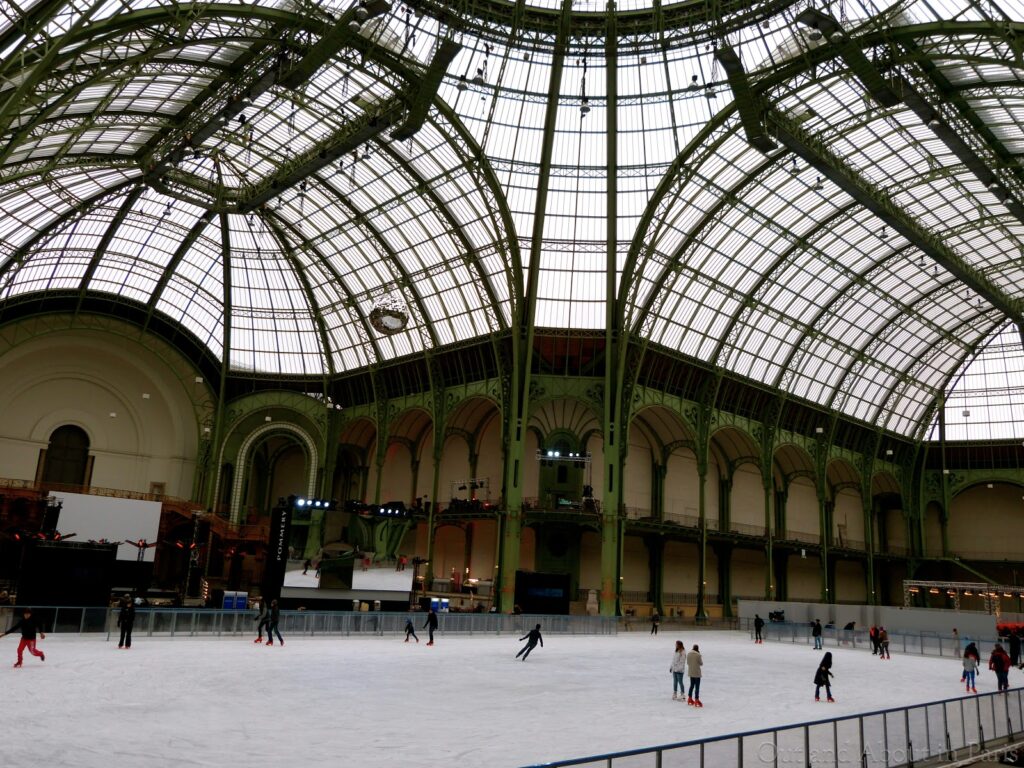 Ice Skating at Grand Palais, Christmas in Paris 2024