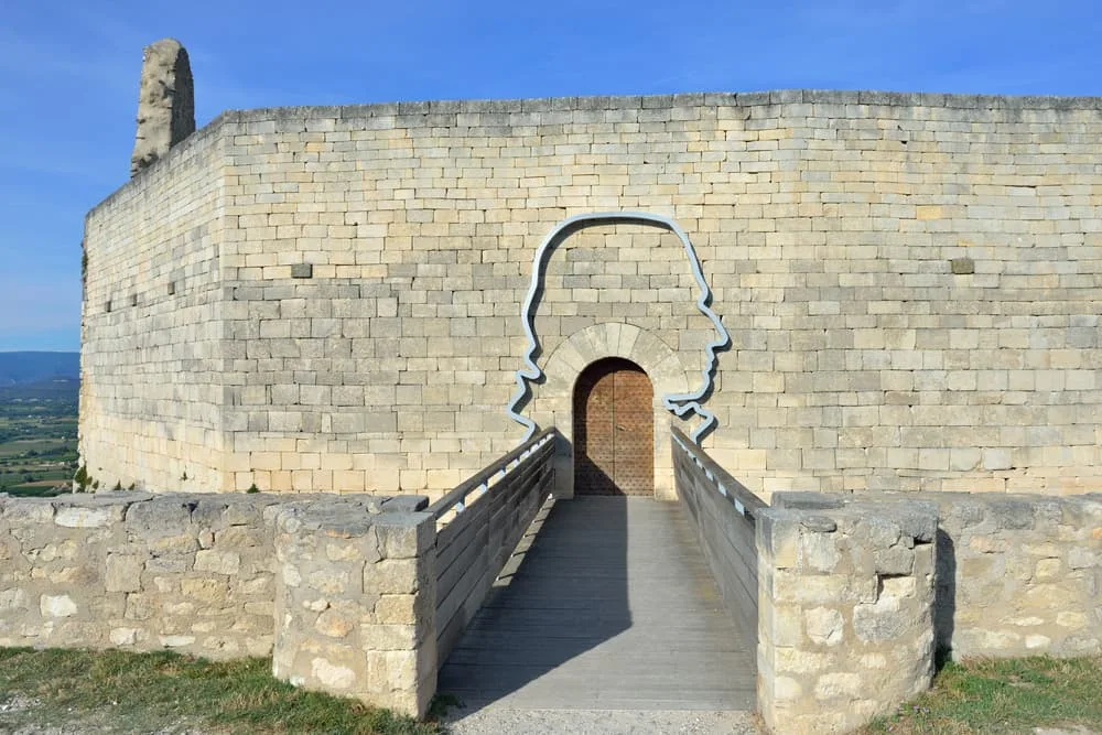castle of Lacoste in the Provence-Alpes-Côte d'Azur region, near Luberon