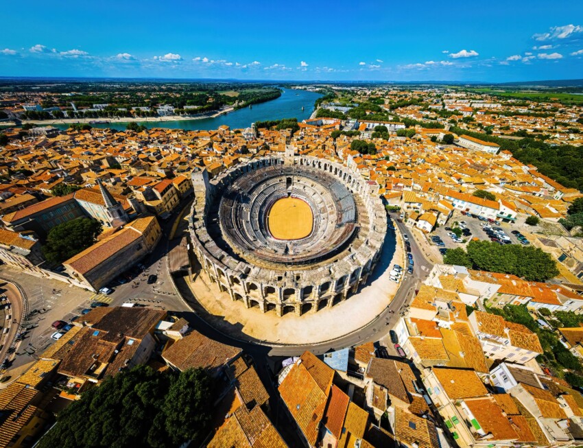 Amphithéâtre d'Arènes in Provence, Arles Provence, Private tour