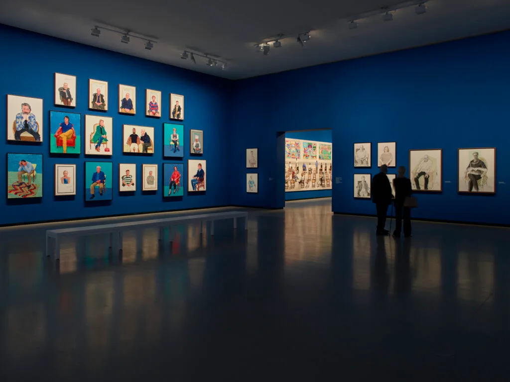 Installation views "David Hockney 25" Foundation Louis Vuitton
