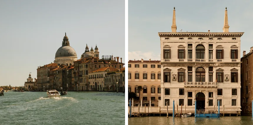 Aman Venice facade, view from water