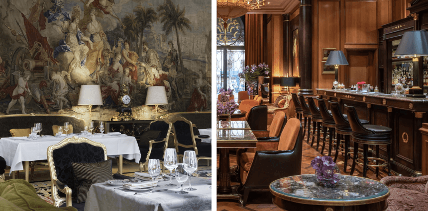 Dining and Bar in Four Seasons Paris