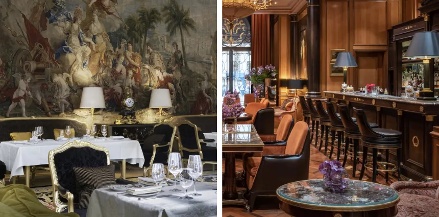 Dining and Bar in Four Seasons Paris