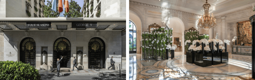 Фасад здания Four Seasons Paris