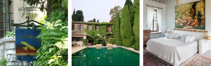 Отель La Colombe d'Or в Сен-Поль-де-Ванс