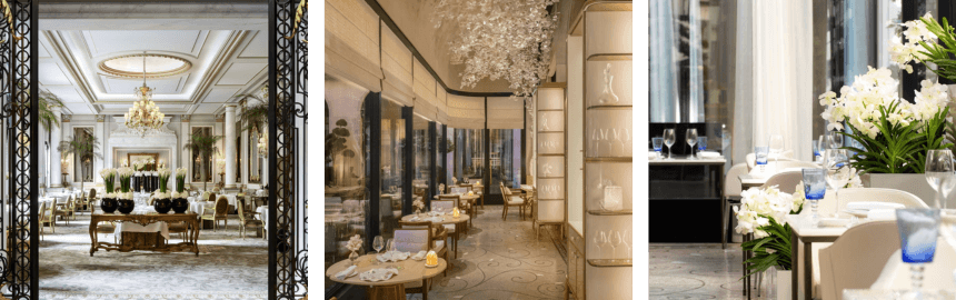 Michelin dining at Four Seasons Paris