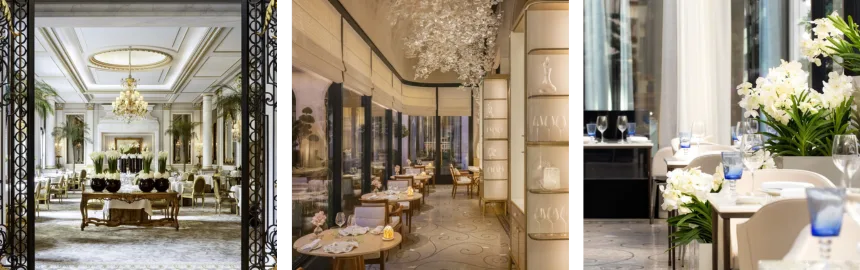 Michelin dining at Four Seasons Paris
