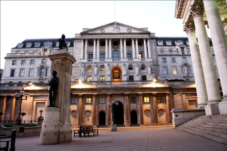 The Bank of England facade (private tours of the Bank of England)