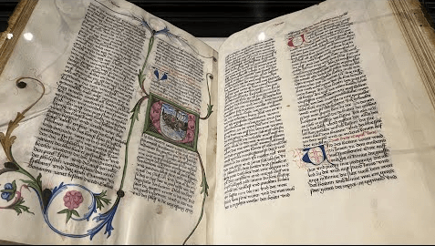 Gutenberg Bible at The British Library