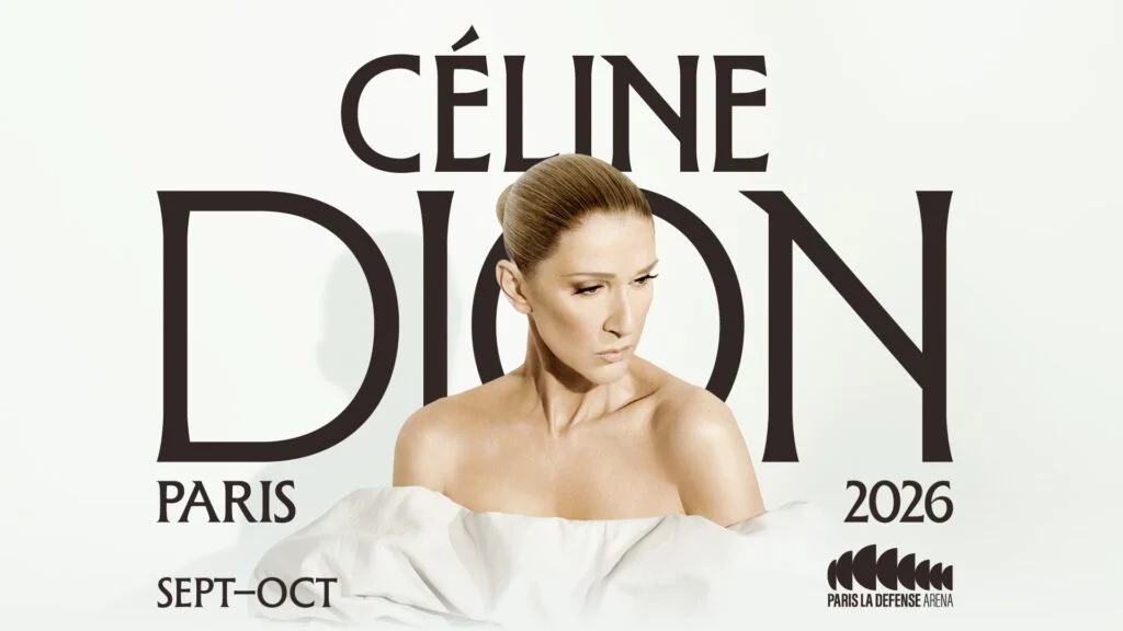 Celine Dion in Paris 2026 poster